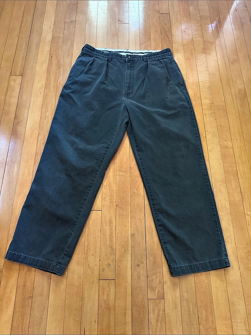 Polo Ralph Lauren loden green Chino Pleated Pants men’s Waist 36